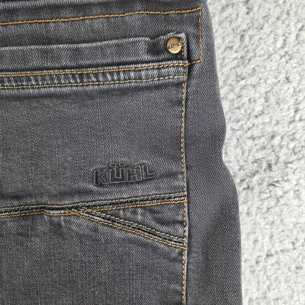 Kuhl‎ Jeans Mens 38x32 (37x32) Black Outlaw Selvage Denim Outdoor Cotton